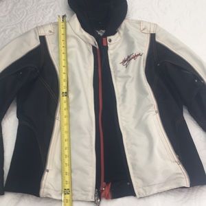 XL Women’s HD riding jacket w/ removable hoodie